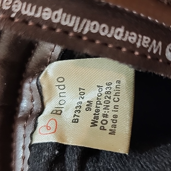 BLONDO NWT MADY Waterproof Lace-up Boot Sz 9 - Picture 3 of 12